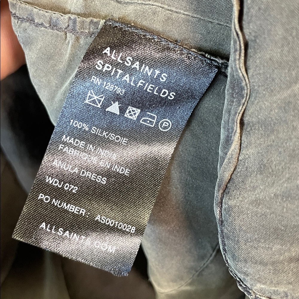 ALLSAINTS SPITAFIELDS Women's Anula Dress Size 10 - Picture 3 of 4